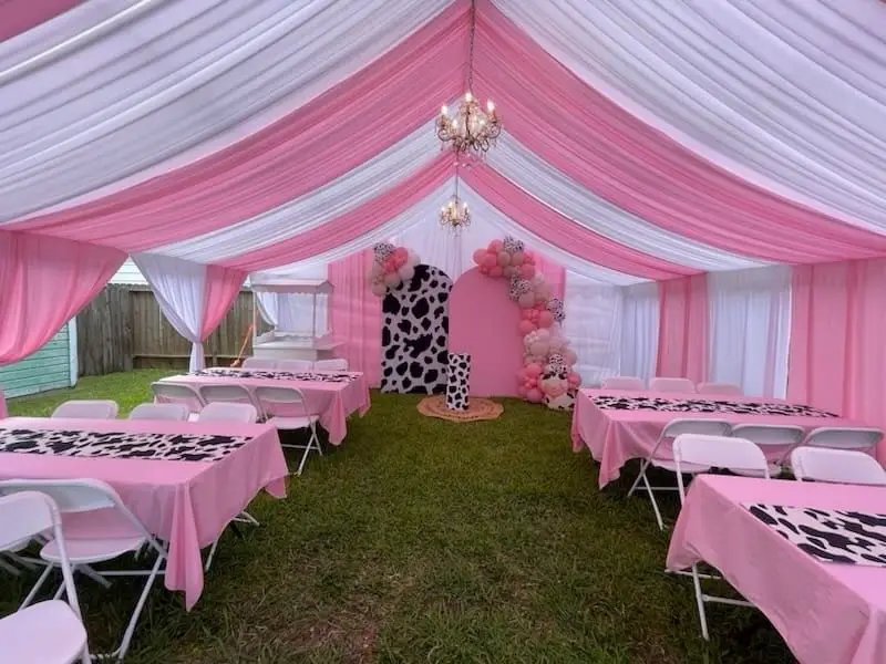 Draped Tents