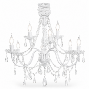 8 Light Chandelier rental, luxury chandelier rental, event lighting Los Angeles, wedding chandelier hire, party lighting solutions, elegant decor rental, chandelier for special events, Los Angeles event rentals, uplighting services, ambient lighting, glamorous party decor